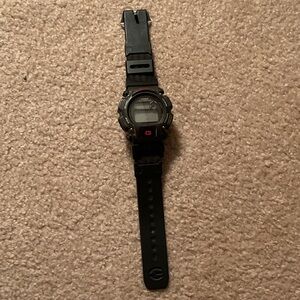 Rare Casio G-Shock Black and Red Digital Smartwatch